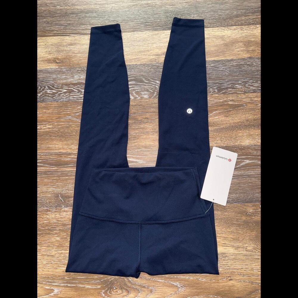 Lululemon Wunder Train High Rise 28” True Navy Size 4 NWT